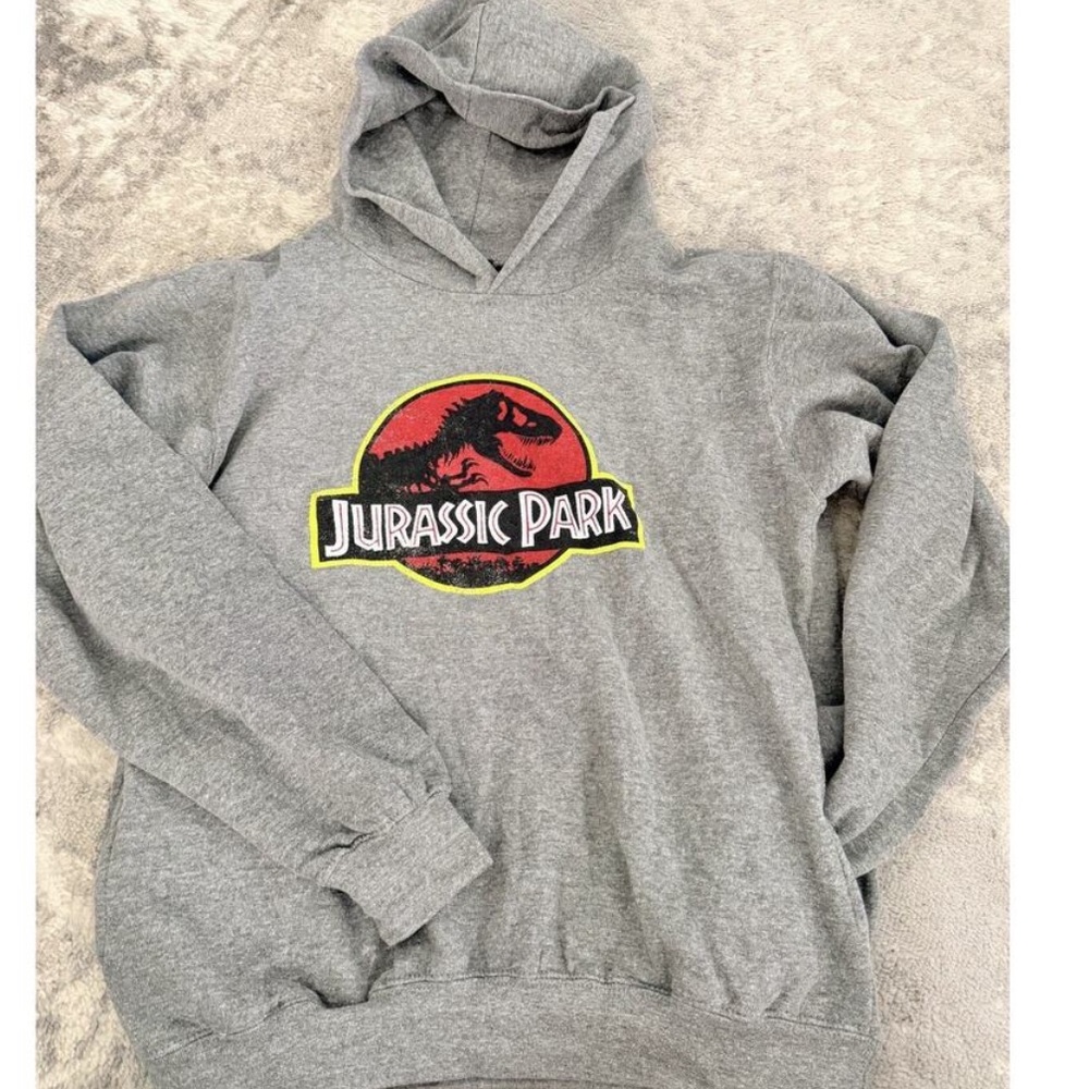 Universal Studios Officially Licensed Classic Logo Jurassic Park Hoodie XL